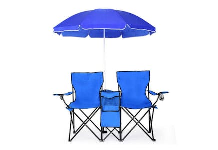 Folding Double Picnic Chair Set