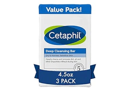 Cetaphil Bar Soap 3-Pack