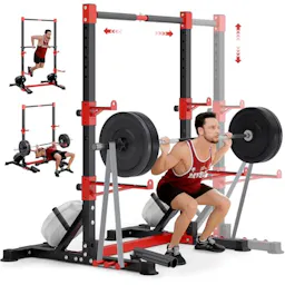 Squat Rack & Smith Machine Combo