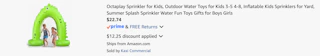 Amazon Kids Inflatable Sprinkler 2026 2