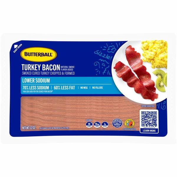 2 Butterball Turkey Bacon Packs