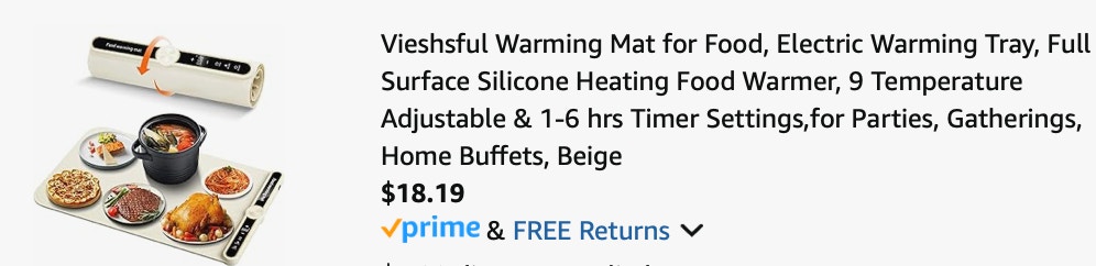 warming mat