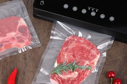 Vacuum Sealer Bags: Get 2 Rolls for as Low as $11.39 on Amazon card image