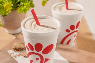 Chick-fil-A Autumn Spice Milkshake cups