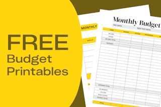 free budget printables feature