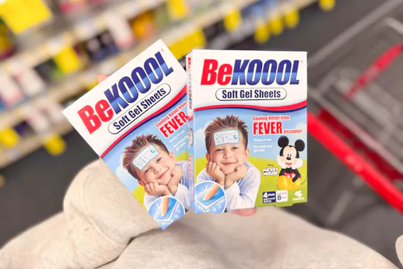 Be Koool Kids' Fever Cooling Gel Sheet 4-Packs, Only $3.29 per Pack at CVS