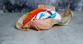 Taco Bell Volcano Taco