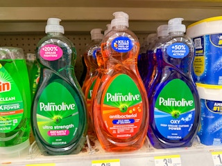 palmolive dish soaps on walgreens shelf