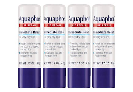 Aquaphor Lip Balms