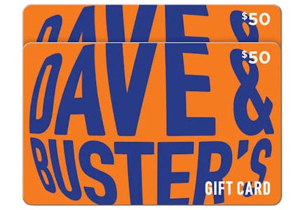 Dave & Buster's eGift Card 2-Pack