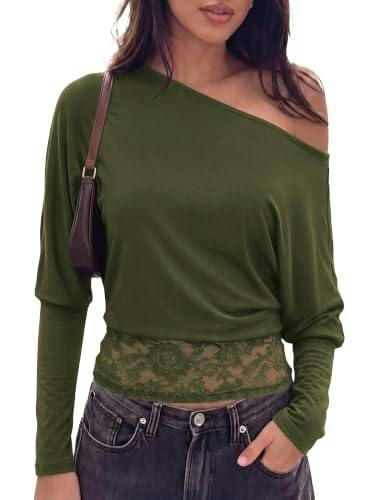 KIRUNDO Women's Off-The-Shoulder Top
