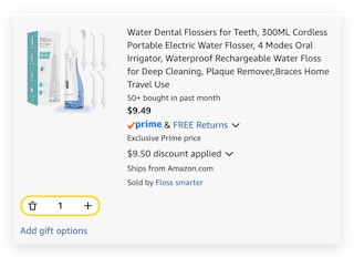 Water Dental Flossers for Teeth