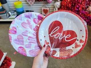 valentines day plates