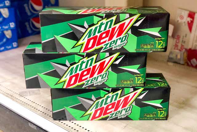 Mountain Dew 12-Packs, as Low as $3.24 Each at Walgreens card image