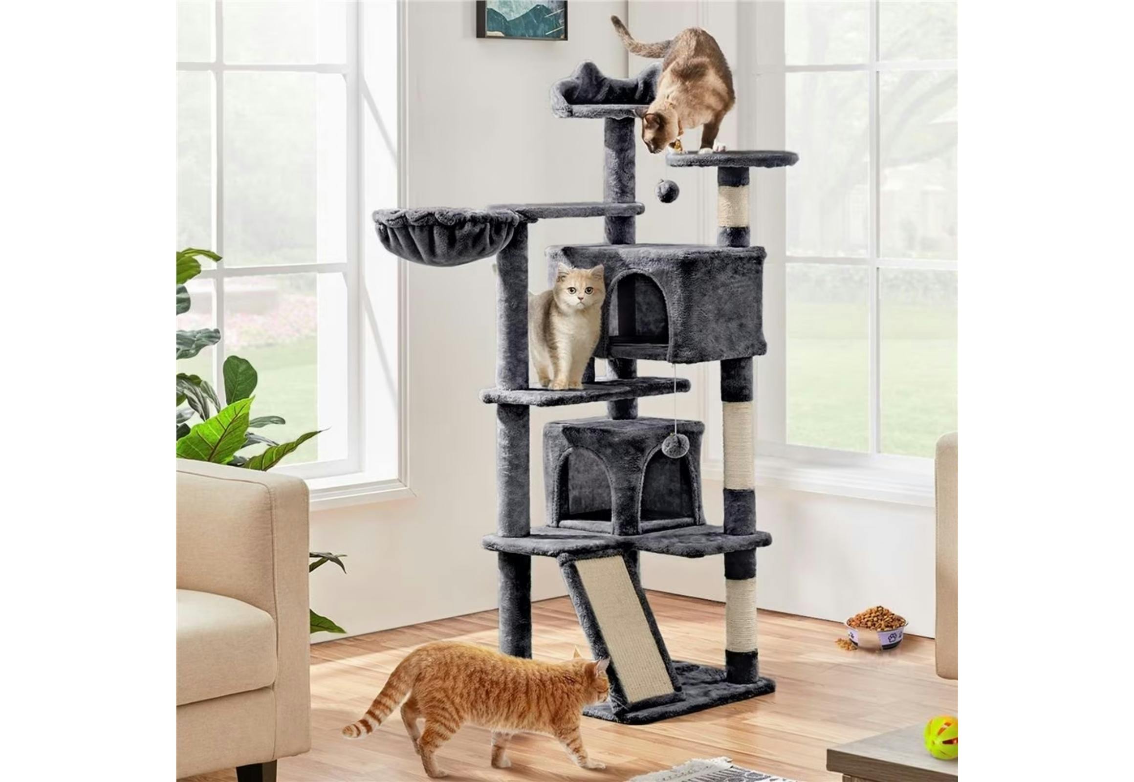 Yaheetech Cat Tree and Condo