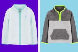 Kids' Microfleece Jacket, Starting at $2.99 at Carter's (Reg. $28) card image