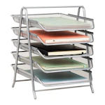Mind Reader 5-Tier Paper Tray Organizer