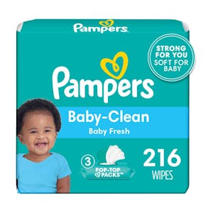 2 Pampers Baby Wipe Packs