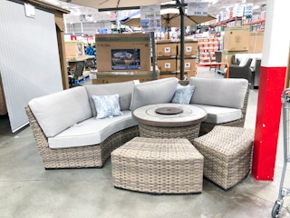 costco sunvilla calypso 5 piece fire table outdoor sectional set 1681827270 1681827270