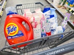 tide crest oral-b head & shoulders olay colgate febreze in walgreens cart