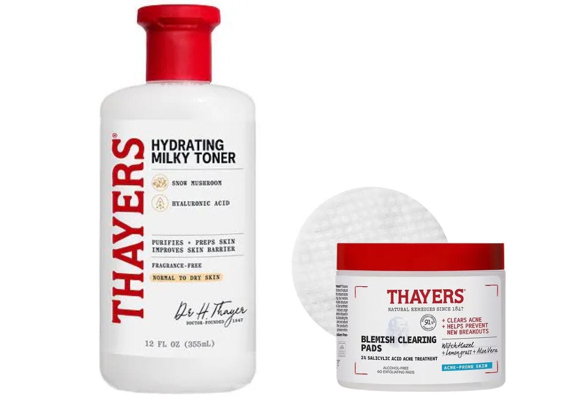2 Thayers Skincare Products