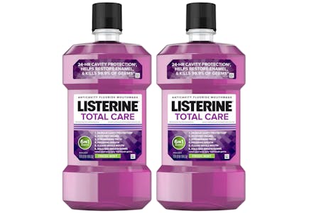 2 Listerine Total Care Mouthwashes