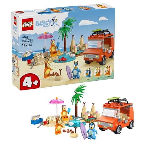 LEGO Bluey Beach & Family Car Trip