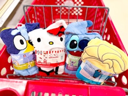 Kids' Character Hooded Bath Towels on Sale — As Low as $10.69 at Target card image
