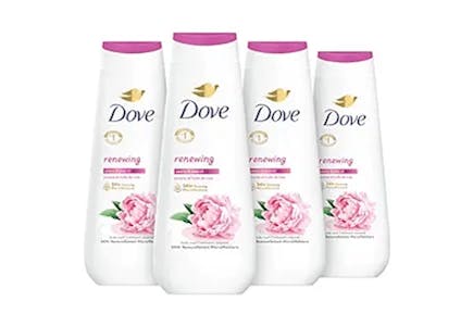  Dove Body Wash 4-Pack