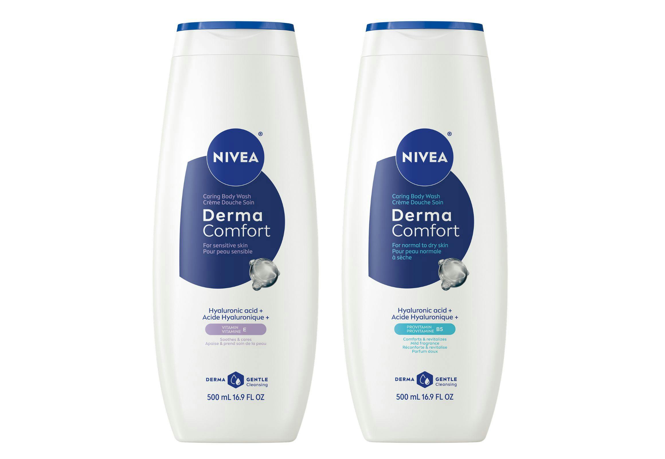 2 NIVEA Body Washes