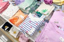 toddler tees siting on a target shelf