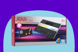 Atari Gaming Console Set, $60 on Amazon card image