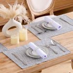 Two Tone Cotton Woven Placemats