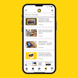 gif showing how to add favorite stores to the KCL app