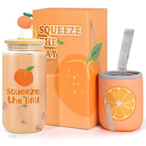 Glass Iced Coffee Cup