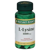 4 Nature's Bounty L-Lysine Supplements