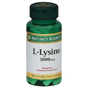 4 Nature's Bounty L-Lysine Supplements