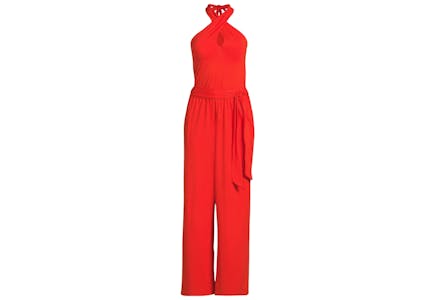 Sofia Jeans Women's Halter Jumpsuit