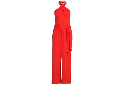 Sofia Jeans Women's Halter Jumpsuit