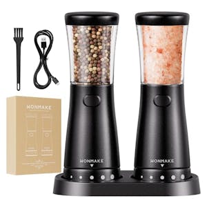 Electric Salt and Pepper Grinder Set