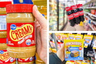 peanut butter coca collage lunchables collage