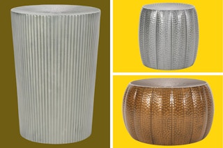 Three Noble House Accent Tables: 2 side tables and 1 coffee table (stock images from walmart.com)