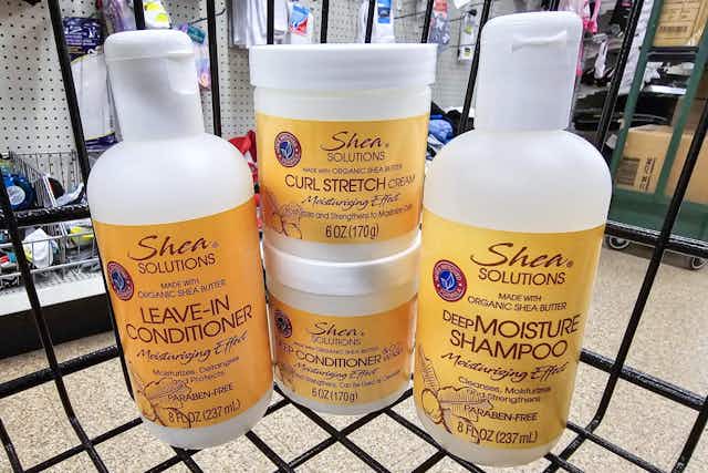 Shea Solutions Hair Care, Only $1.25 at Dollar Tree card image
