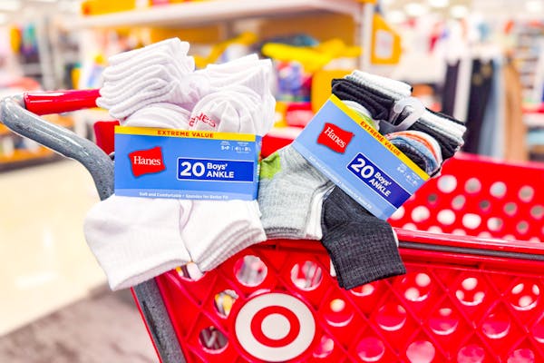 Get 20-Pair Packs of Hanes Kids' Socks for $9.50 at Target