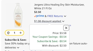 Jergens Ultra Healing Moisturizer