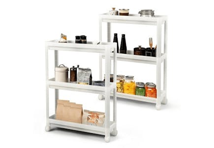 Slim Kitchen Storage Carts