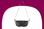 black crossbody sling bag