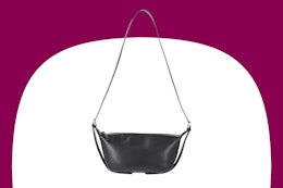 black crossbody sling bag