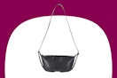 black crossbody sling bag