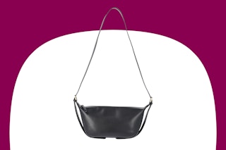 black crossbody sling bag
